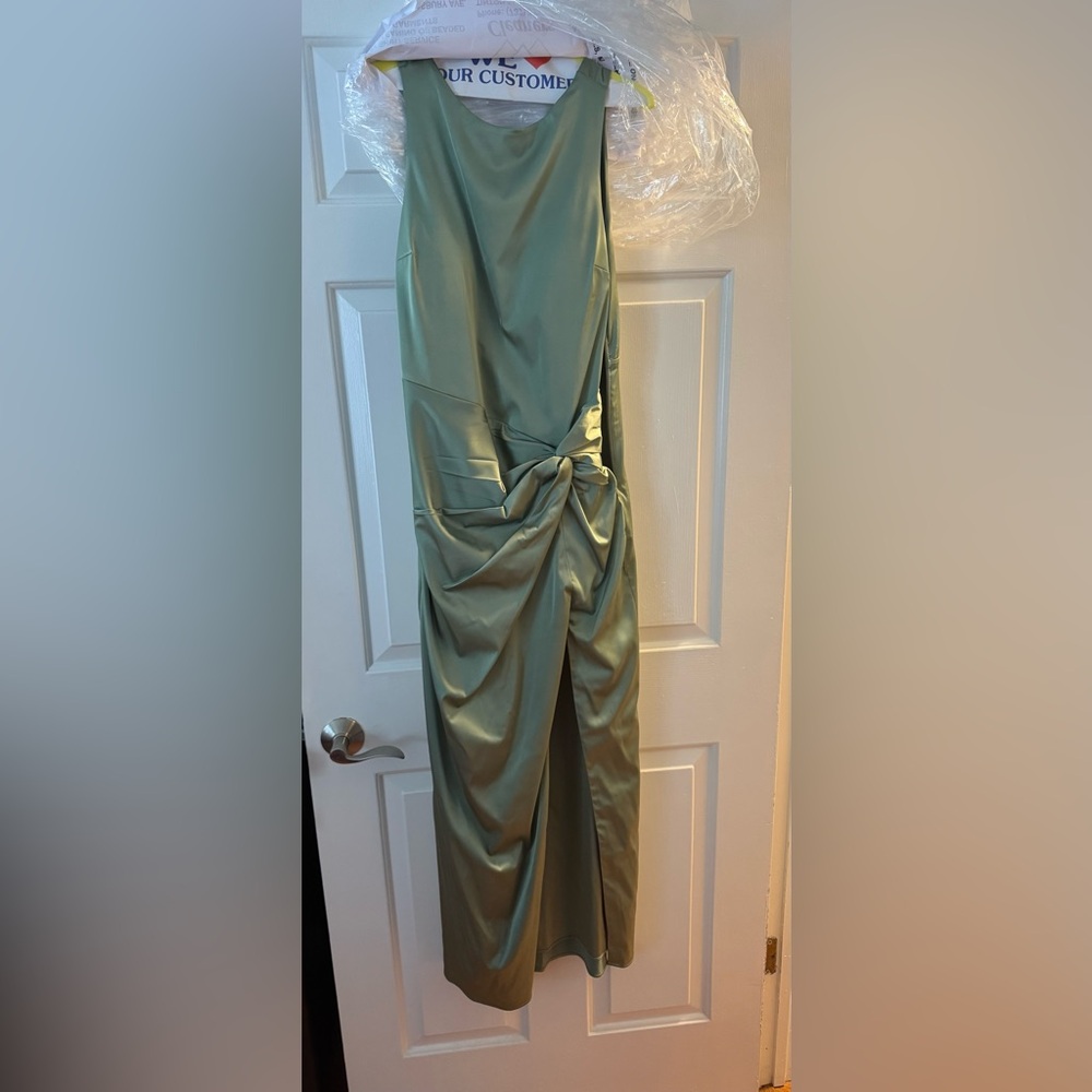 Abercrombie & Fitch Green Midi Dress